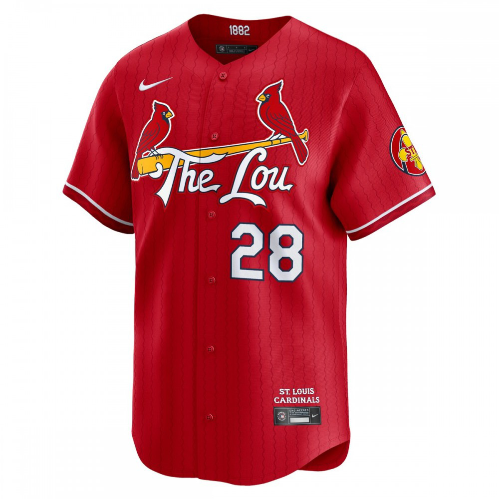 Nolan Arenado St. Louis Cardinals 2024 City Connect Limited Player Jersey - Red-Pro Kit Vault | Brand New 26/27 Sports Jerseys